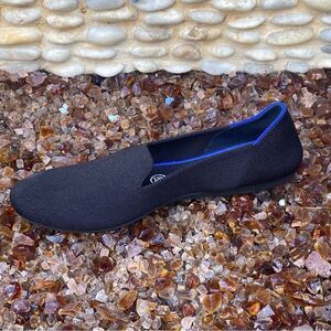 Rothy's The Loafer Size 7.5 Black Round Toe Slip On Flat Shoe. Right Foot Only